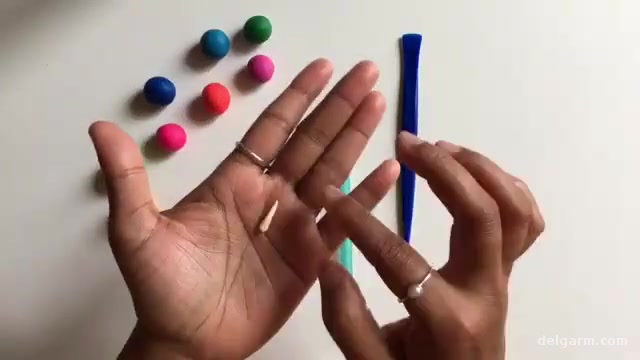آموزش ساخت هزارپا با خمیر بازی رنگی برای بچه ها