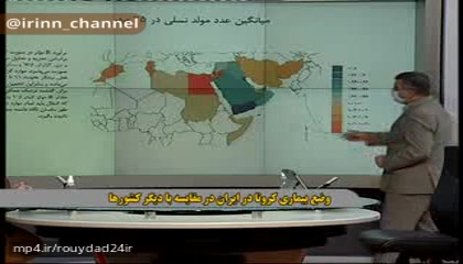 مقایسه وضعیت کرونا در ایران با دیگر کشورها 2