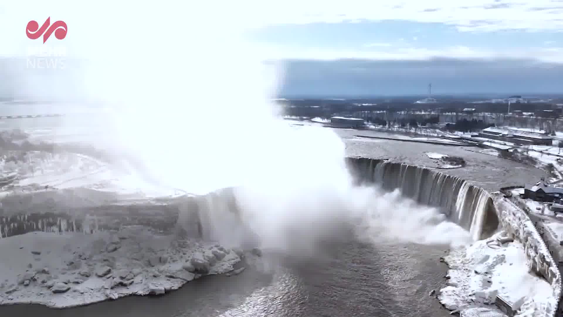 یخ زدن آبشار نیاگارا