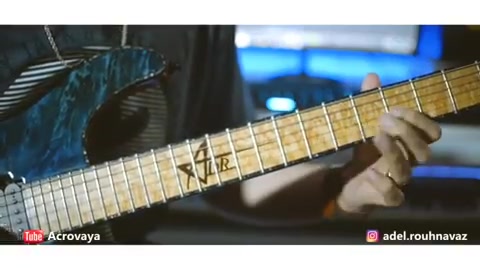 ویدیو سولوی گیتار الکتریک اهنگ شبی که ماه کامل شد عادل روح نواز