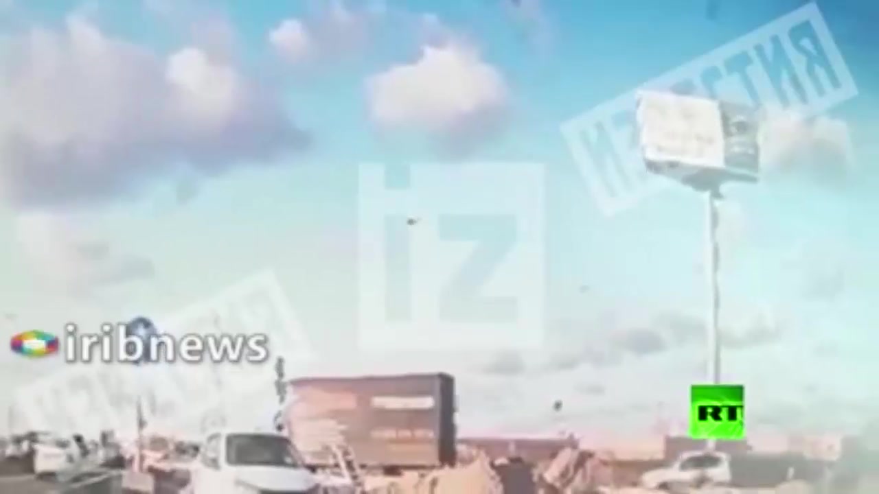 ویدیویی از لحظه سقوط هواپیما درنزدیکی مسکو
