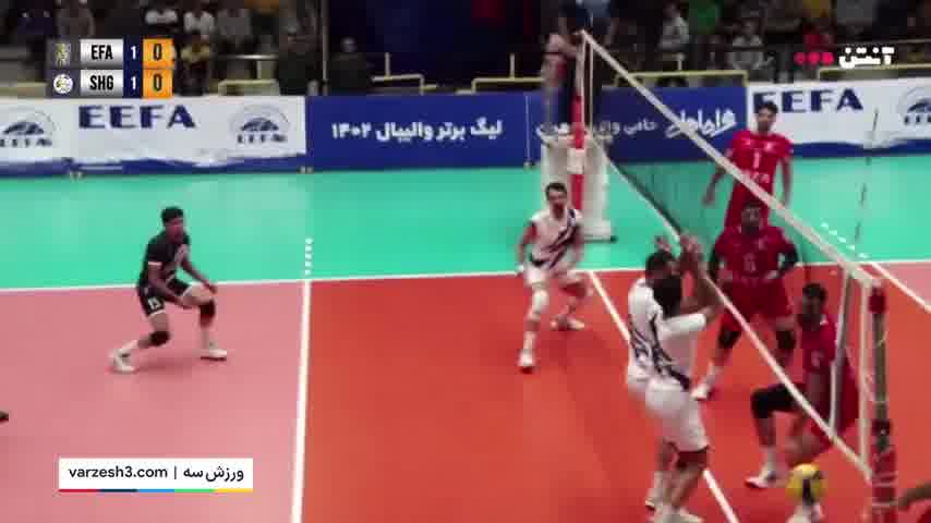 مسابقه والیبال ایفاسرام اردکان 3 - شهرداری گنبد 1