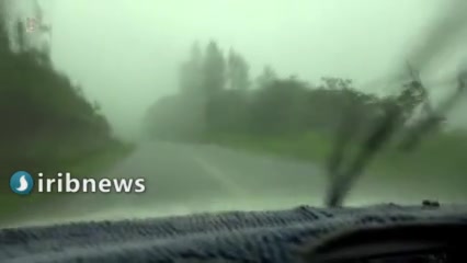 ویدیویی از طوفان سهمگین در فیجی
