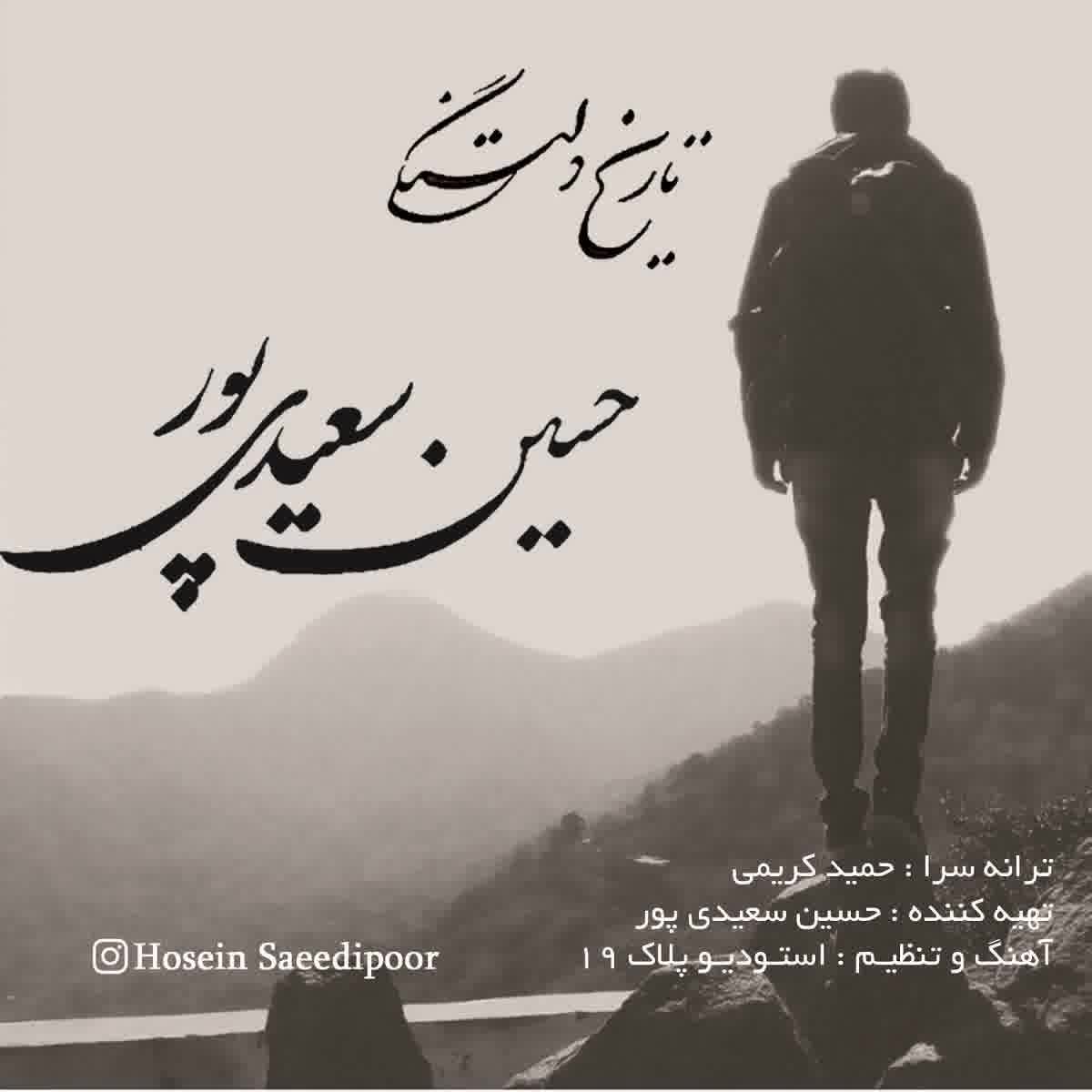 حسین سعیدی پور تاریخ دلتنگی , جدیدترین آهنگ اردیبهشت غمگین