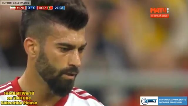 خلاصه نیمه اول بازی ایران پرتغال