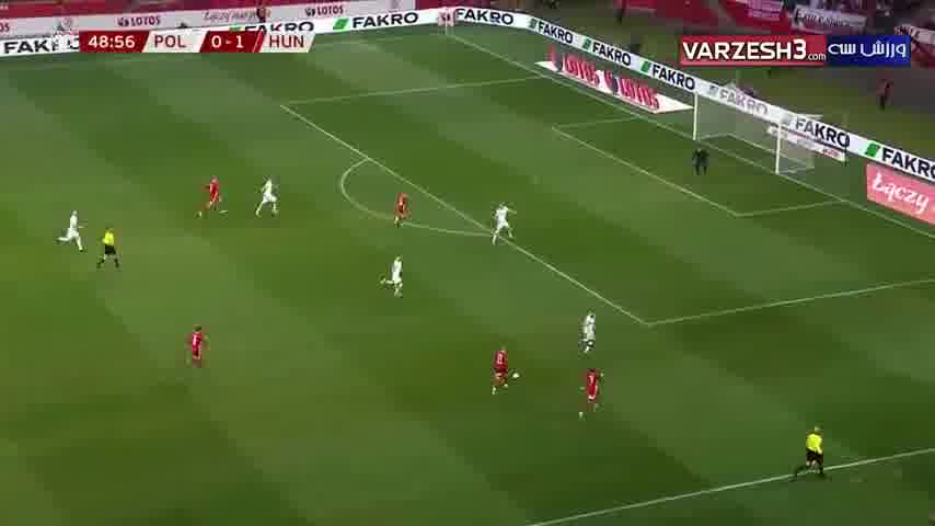 مسابقه فوتبال لهستان 1 - مجارستان 2