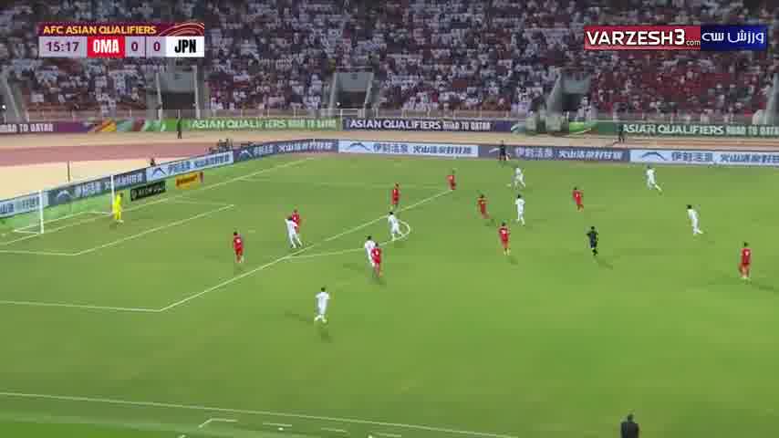 مسابقه فوتبال عمان 0 - ژاپن 1