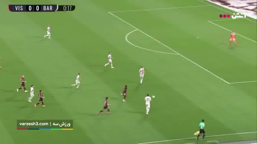 مسابقه فوتبال ویسل کوبه 0 - بارسلونا 2