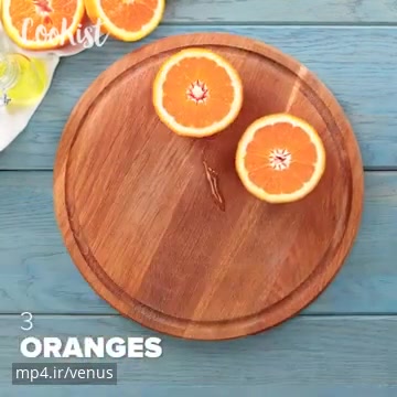 مافین پرتقالی با پوست پرتقال