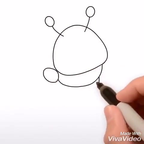آموزش نقاشی به کودکان - نقاشی مورچه و کرم ابریشم و خرس