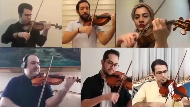 کنسرت مجازی و خانگی ارکستر ملی ایران با اهنگ سبکبال