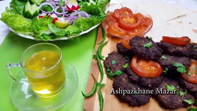چبلی کباب (کباب تابه) | فیلم آشپزی
