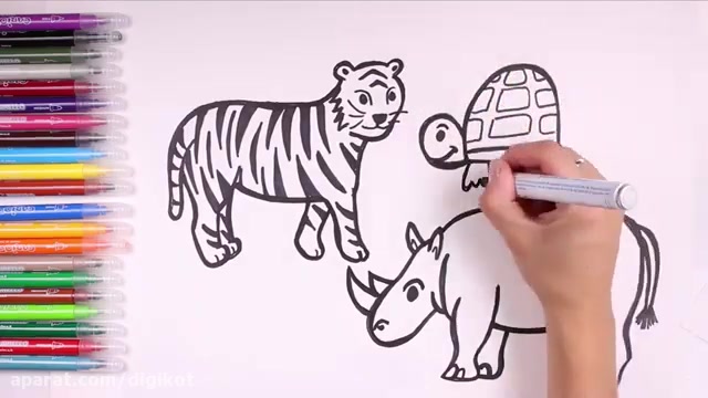 آموزش نقاشی جالب به کودکان