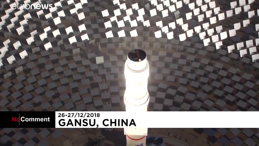نیروگاه خورشیدی 100مگاواتی در چین