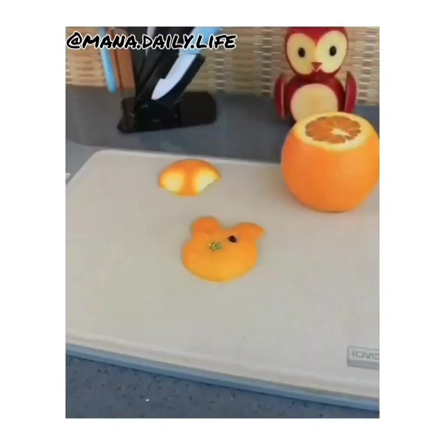 آموزش میوه آرایی - پرتقال