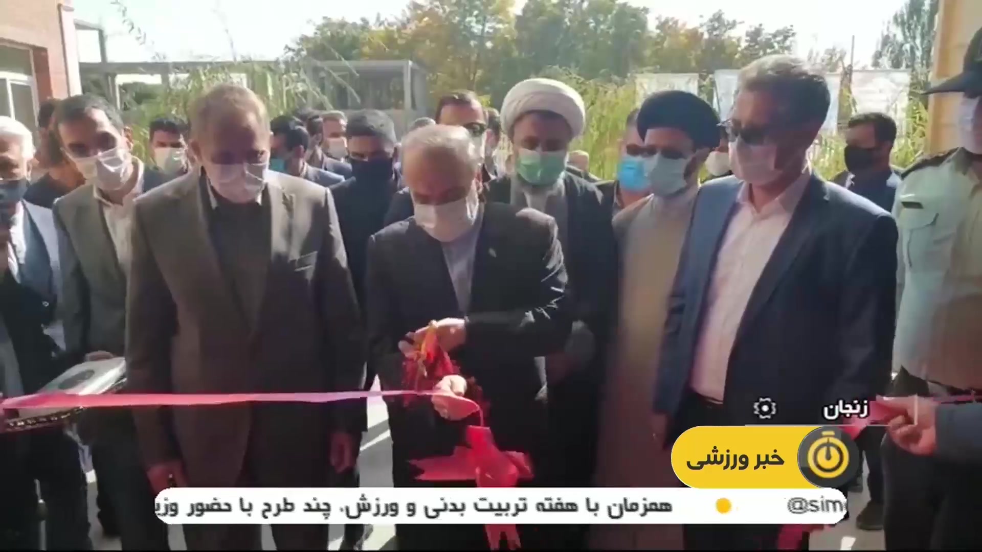 افتتاح چندین طرح ورزشی در زنجان با حضور وزیر ورزش