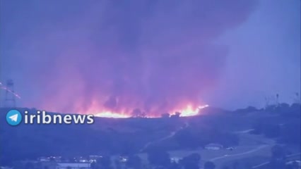 آتش سوزی و تخلیه اجباری 7 هزار نفر از ساکنان «سن دیه گو» کالیفرنیا