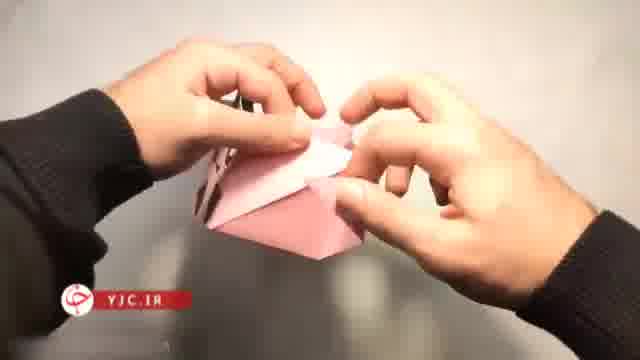 آموزش ساخت جامدادی - کاغذ اوریگامی