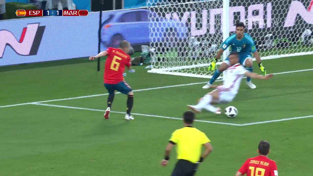 خلاصه بازی اسپانیا مراکش 2-2