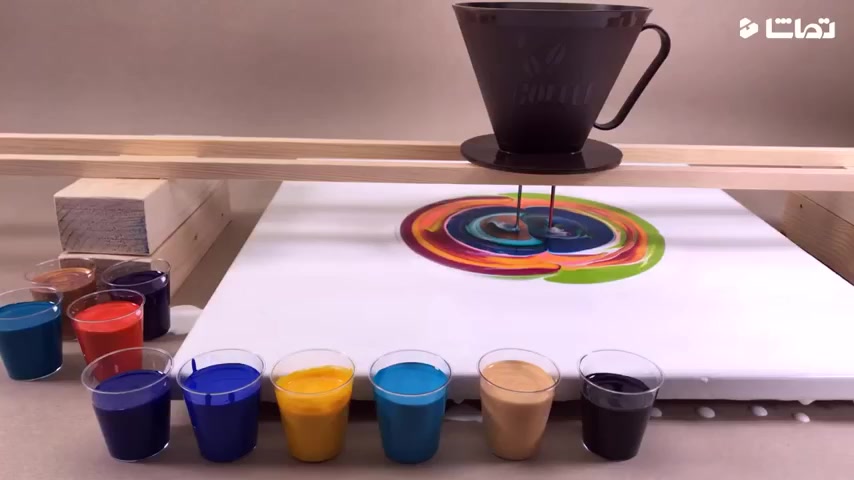 آموزش ساخت یک تابلو رنگ با روشی ساده