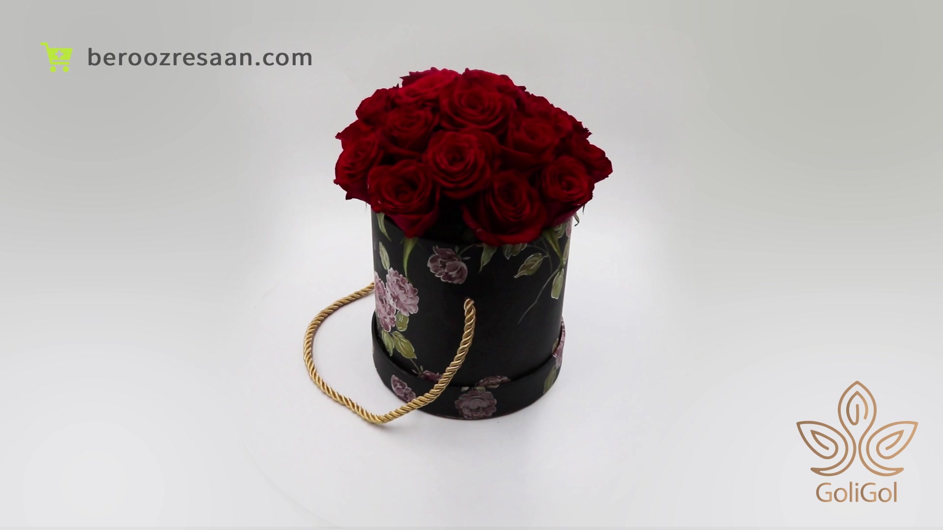 باکس گل استوانه ای گلی گل-به روز رسان