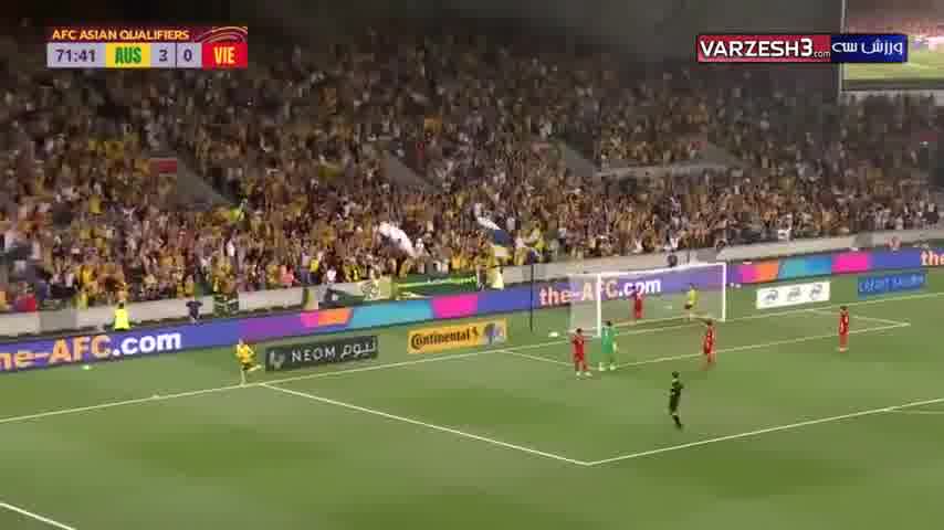 مسابقه فوتبال استرالیا 4 - ویتنام 0
