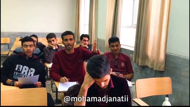 یک روز از درس خواندن دانشجویان ایرانی!
