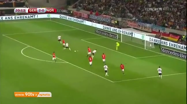 گلهای بازی: آلمان 6-0 نروژ