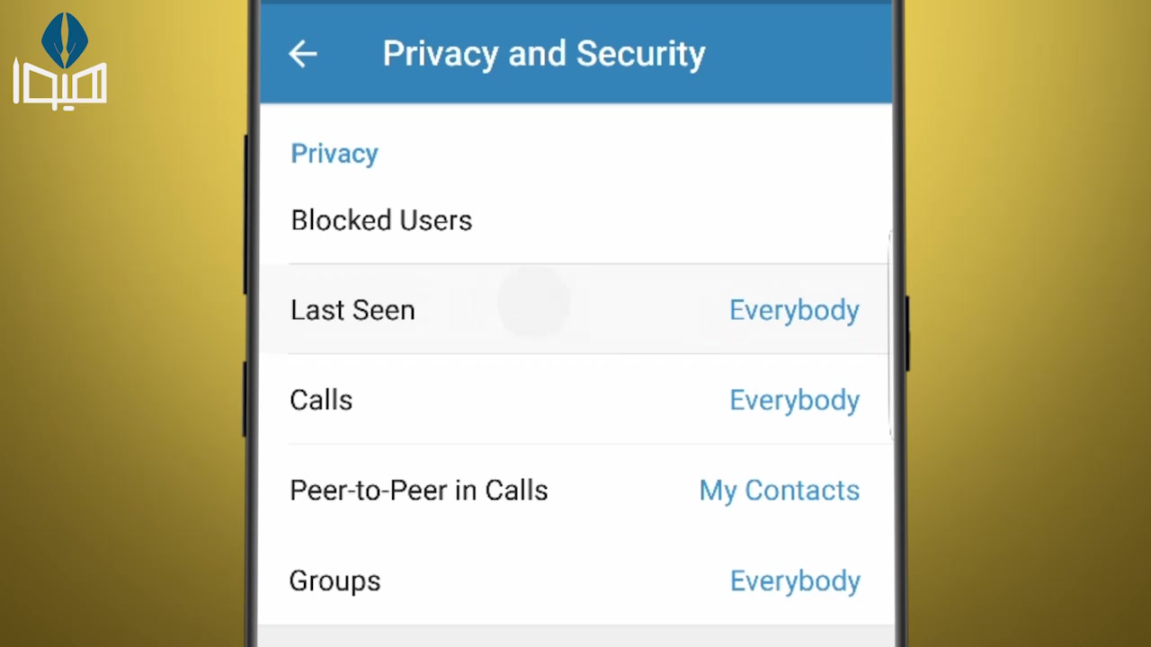 فیلم آموزشی مخفی کردن انلاین تلگرام و اخرین بازدید تلگرام