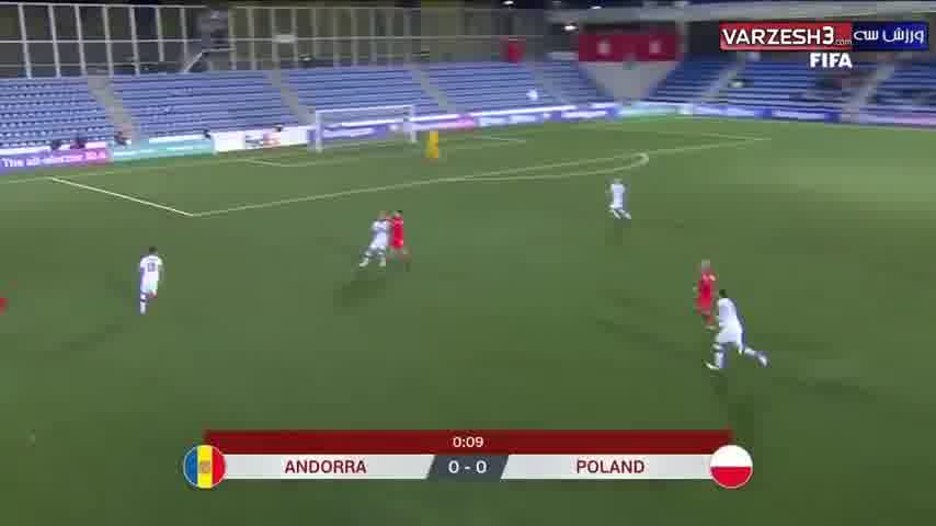 مسابقه فوتبال آندورا 1 - لهستان 4